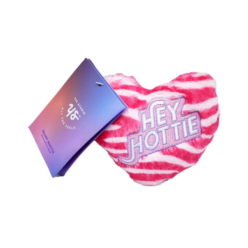 Hey Hottie Heat Pack Heart Pink Animal Print