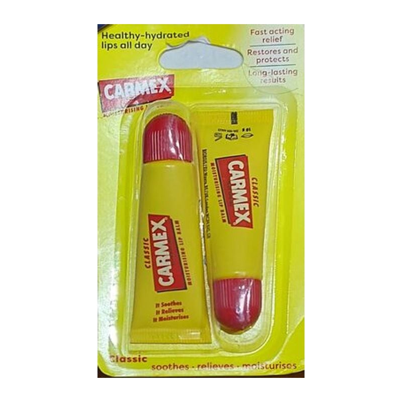 Carmex Lip Balm Classic Tube 2pk