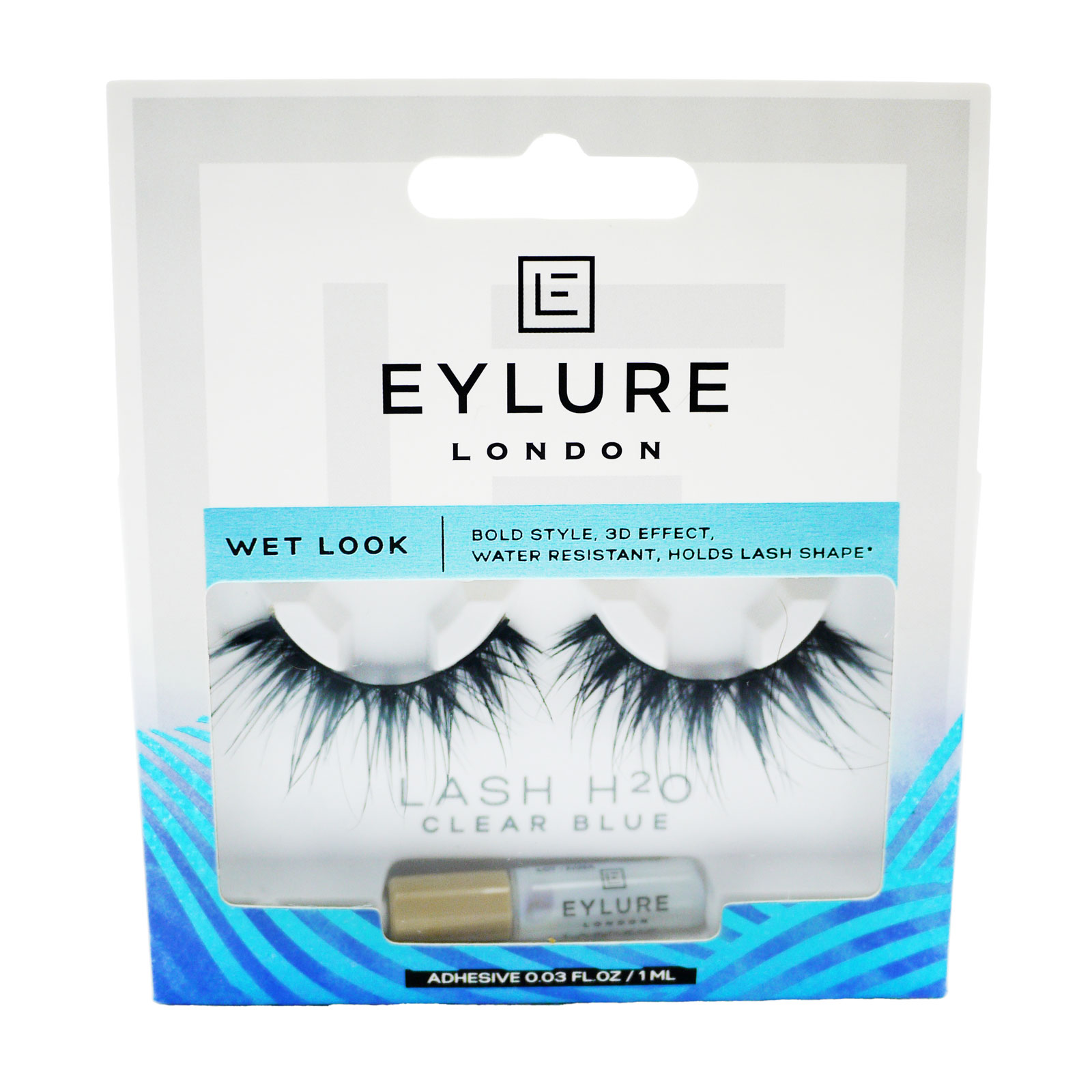 Eylure Lashes Wet Look H2O Clear Blue