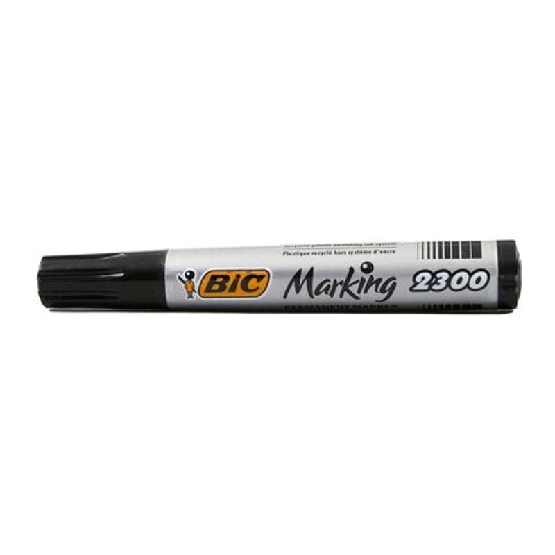 Bic Permanent Marker Pens Black