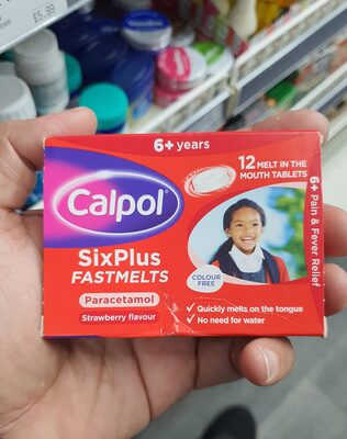 Calpol Six Plus Fastmelts 12x