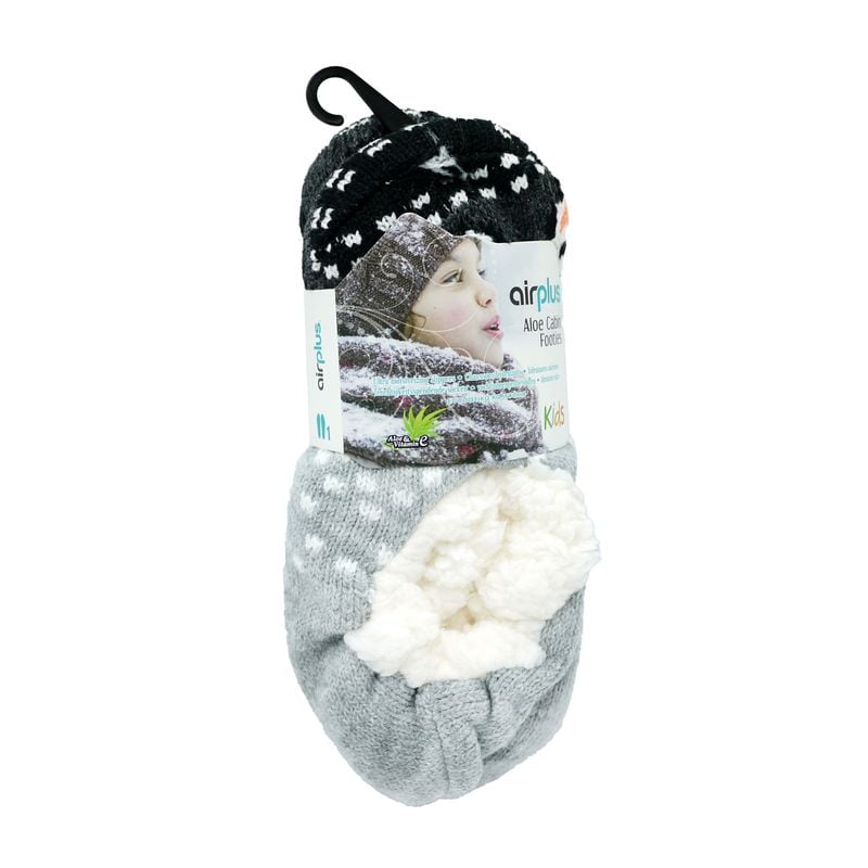 Airplus Slippers Kids Grey/Black One Size