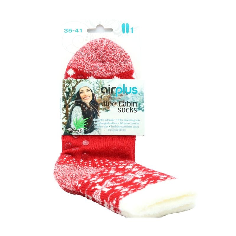 Airplus Socks Red Fairisle