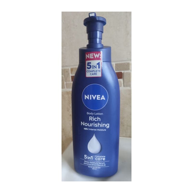 Nivea Body Lotion Rich Nourishing Pump Intense Care 400ml