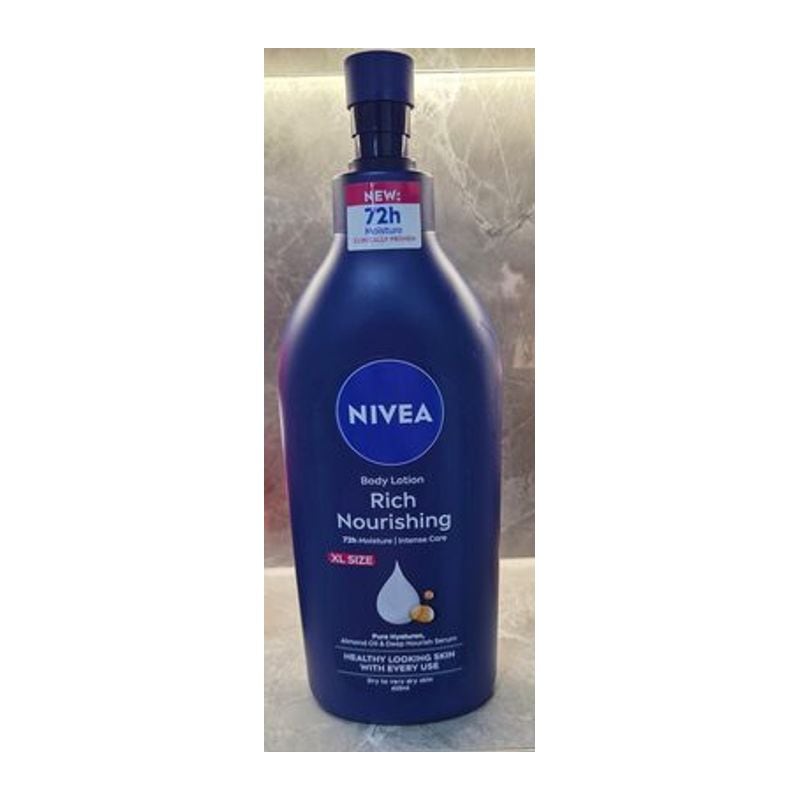Nivea Body Lotion Rich Nourishing Pump 625ml