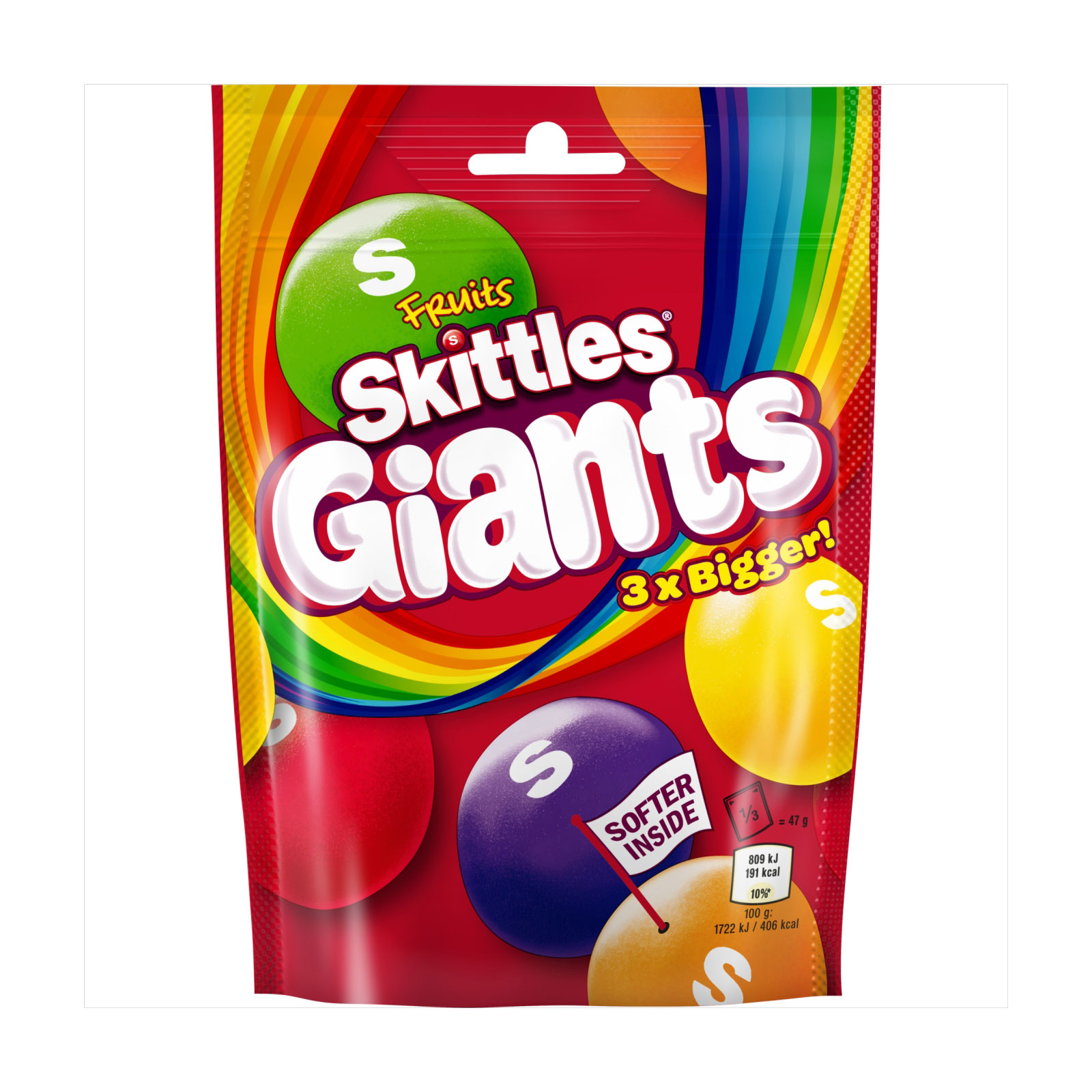 Skittles Pouch Fruit Giants