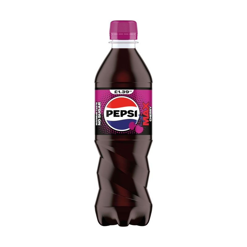 PEPSI MAX CHERRY BOTTLE PM£1.39 30/11/26