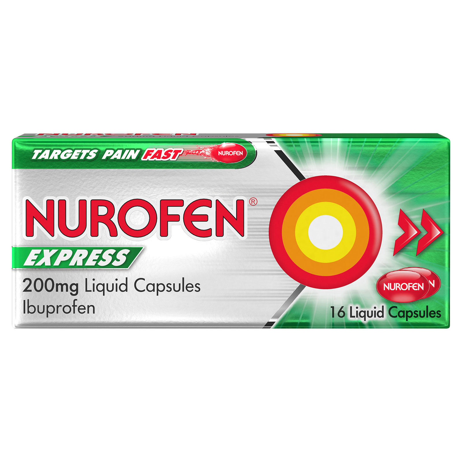 Nurofen Ibuprofen Express Liquid Caps