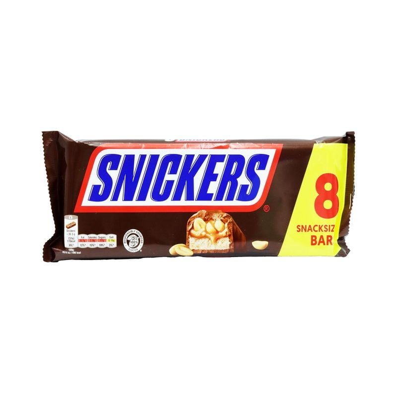 Snickers Bar Snack Size 8pk