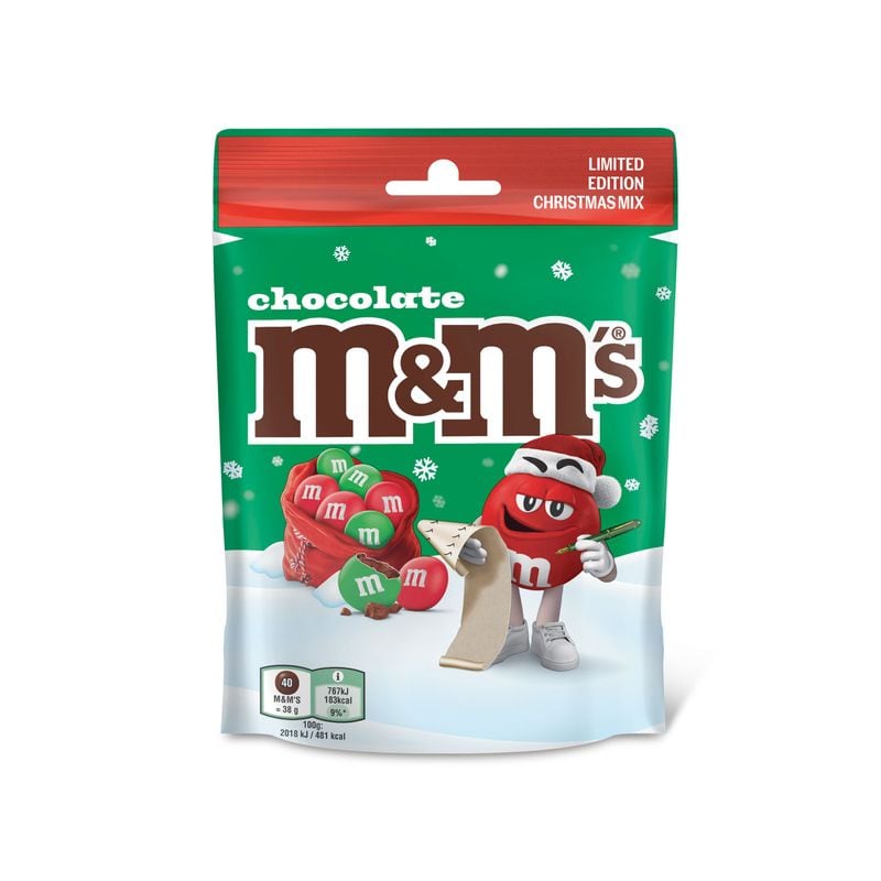 M&Ms Chocolate Christmas Mix Pouch