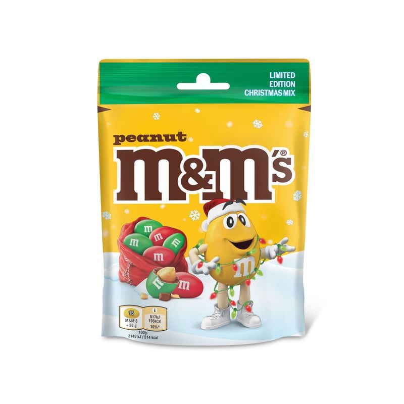 M&Ms Peanut Christmas Mix Pouch