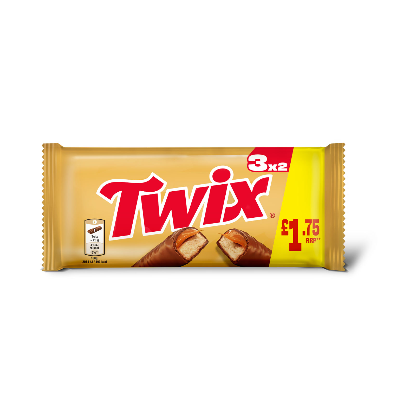 Twix Bar 3pk