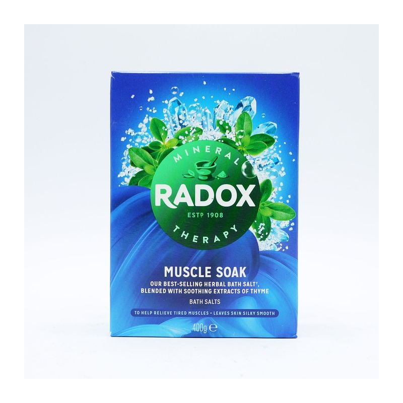 Radox Bath Salts 400gm Muscle Soak 92210
