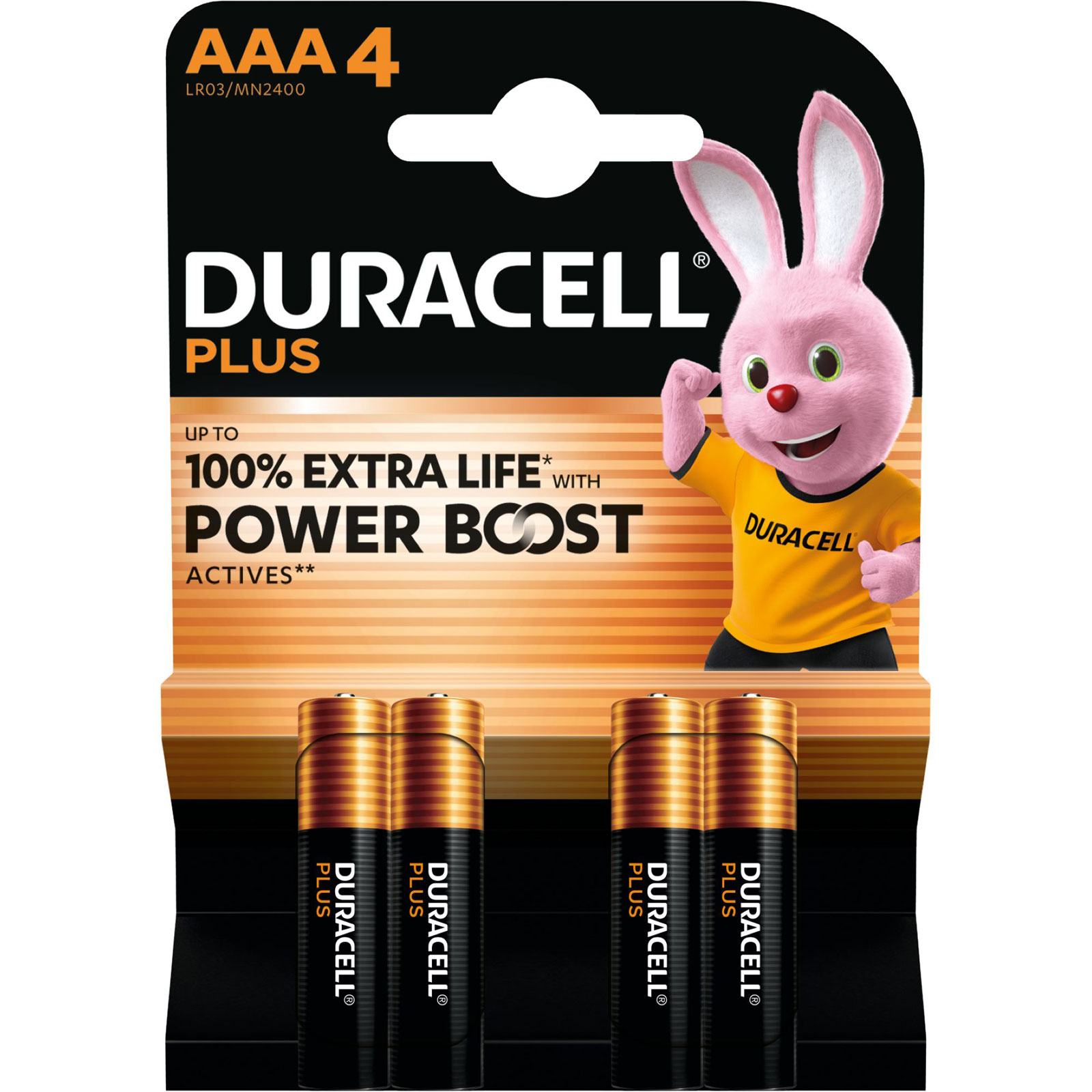 Duracell Power Boost 100% AAA 12pk