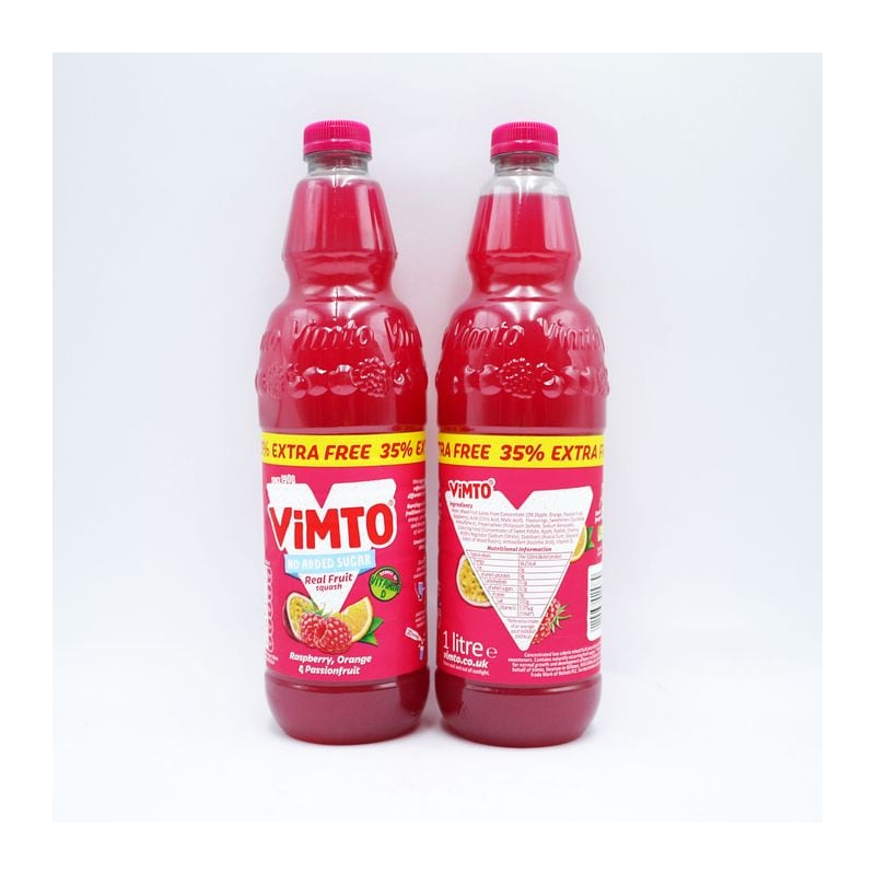 Vimto Cordial Raspberry Orange Passion Sugar Free