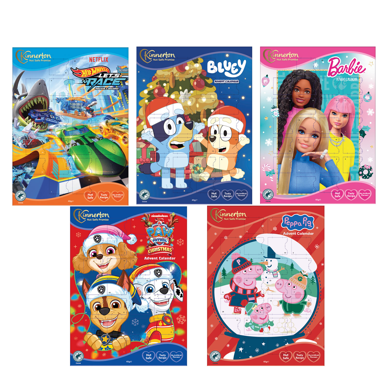 Kinnerton Choc Advent Calendars Assorted