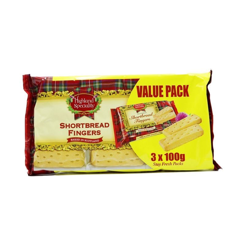 Scottish Shortbread Fingers 3pk