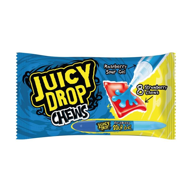 Bazooka Juicy Drop Chews Raspberry Strawberry