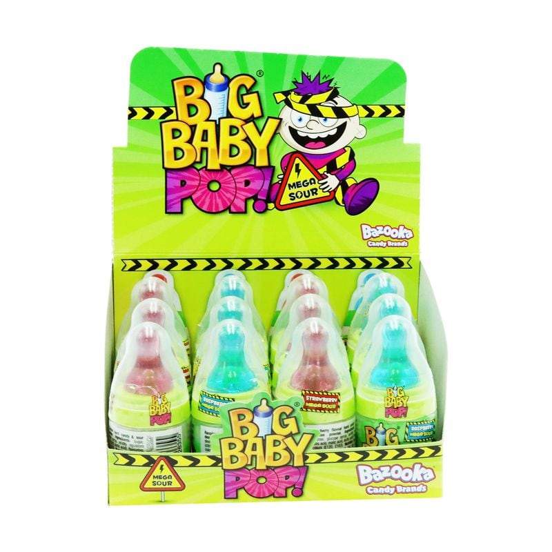 Bazooka Big Baby Pop Mega Sour