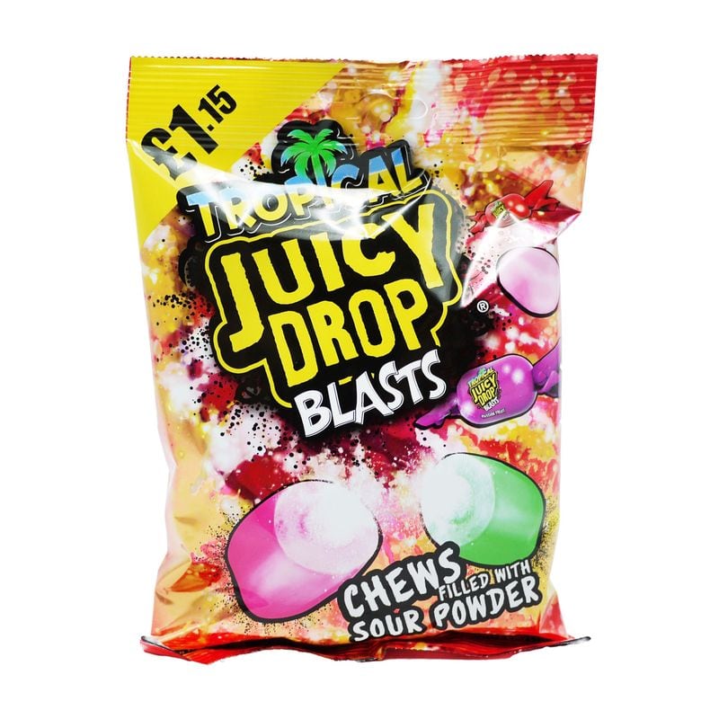 Bazooka Juicy Drop Blasts Tropical