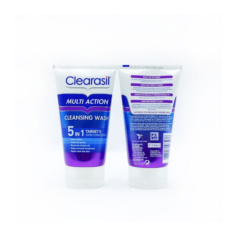 Clearasil Wash Ultra 5 In 1