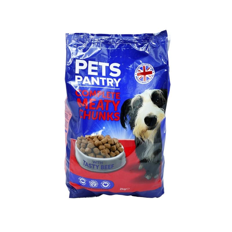 PETS PANTRY COMPLETE MEATY CHUNK BEEF 02/27