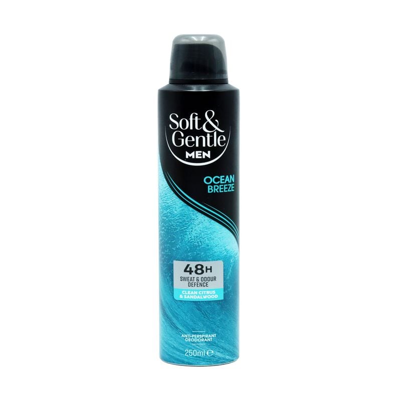 SOFT & GENTLE MEN DEODORANT OCEAN BREEZE ANTI-