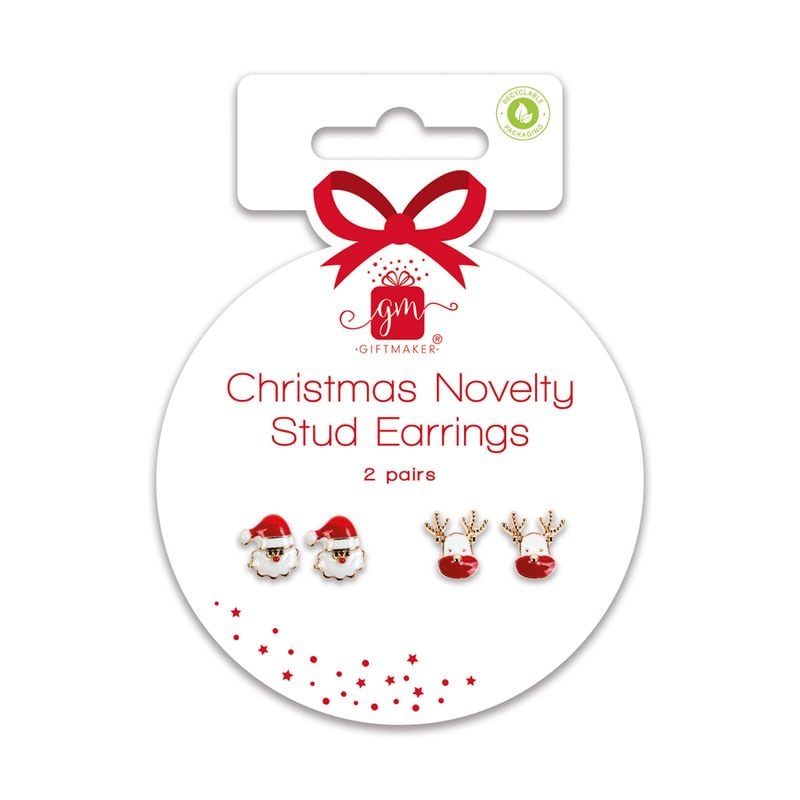 Xmas Earrings Studs