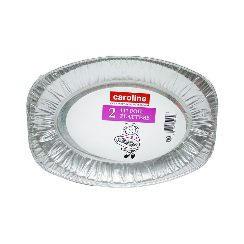 Caroline Foil Platters Small 14 Inch