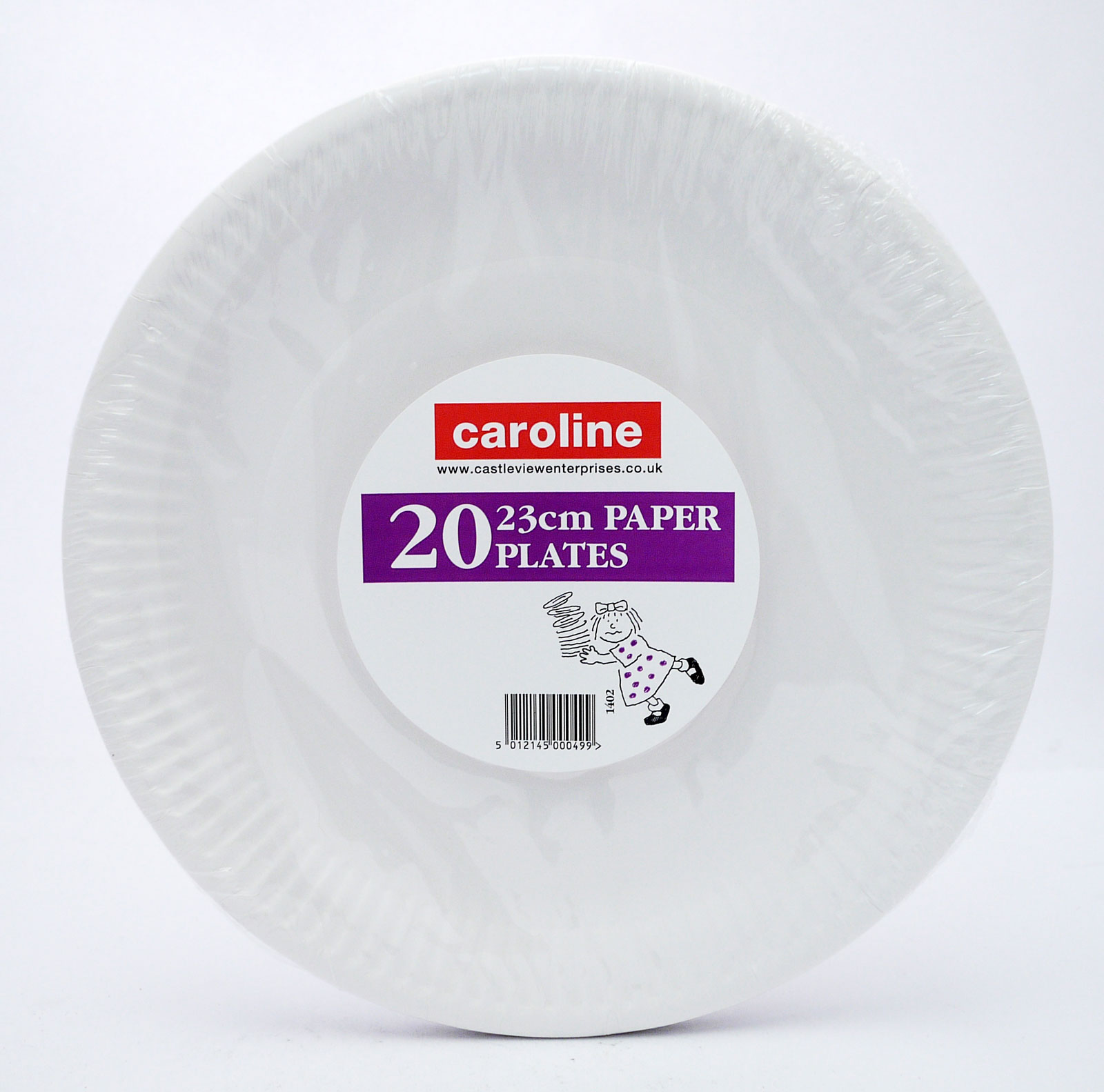 Caroline Paper Plates 23cm
