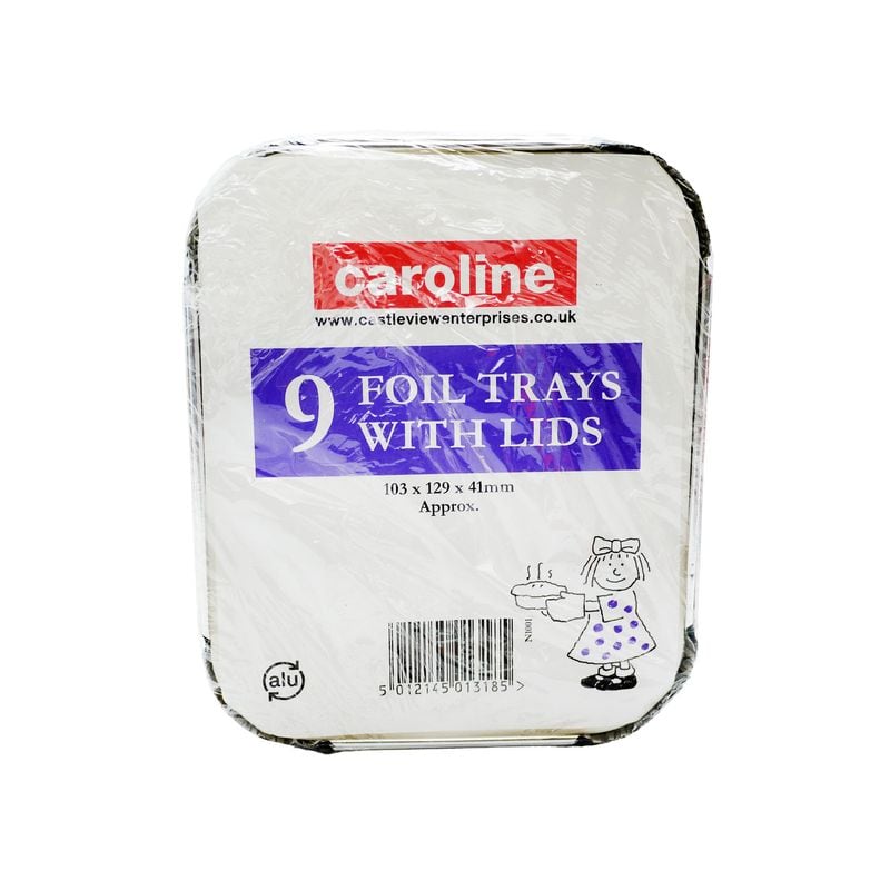 Caroline Foil Tray With Lids Small