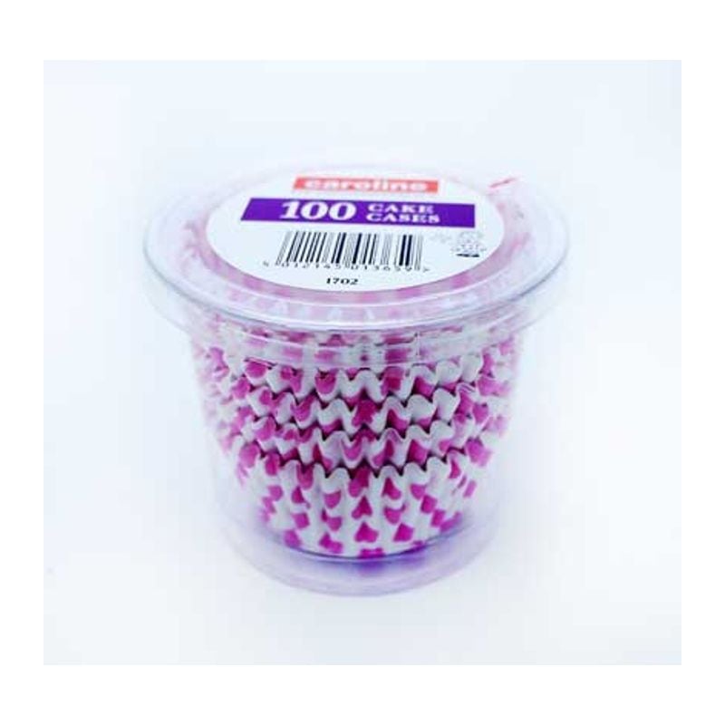 Caroline Pink Spot Cake Cases