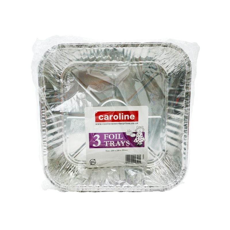 Caroline Foil Tray Square