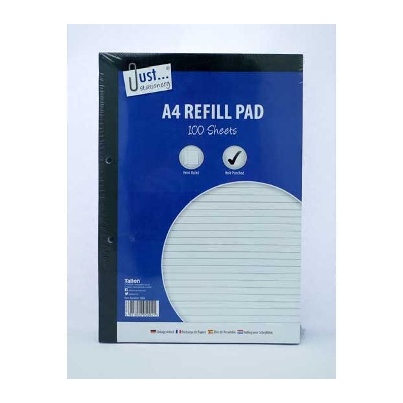A4 Refill Pad Lined 100 Sheet