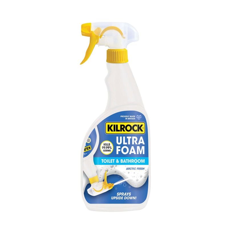 Kilrock Toilet & Bathroom Cleaner Ultra Foam Arctic