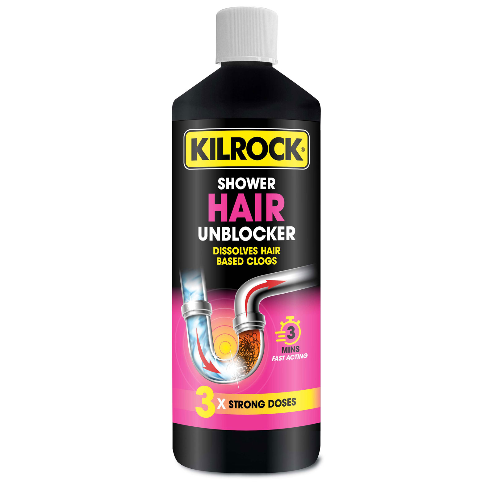 Kilrock Drain Unblocker Shower & Hair