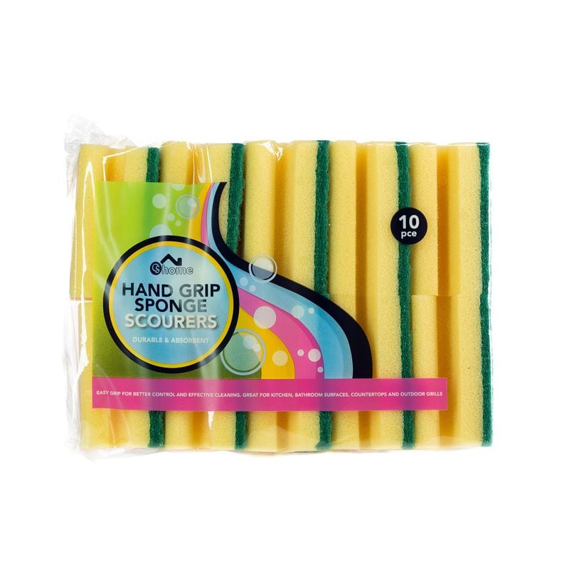 CS Home Sponge Scourers Easy Grip