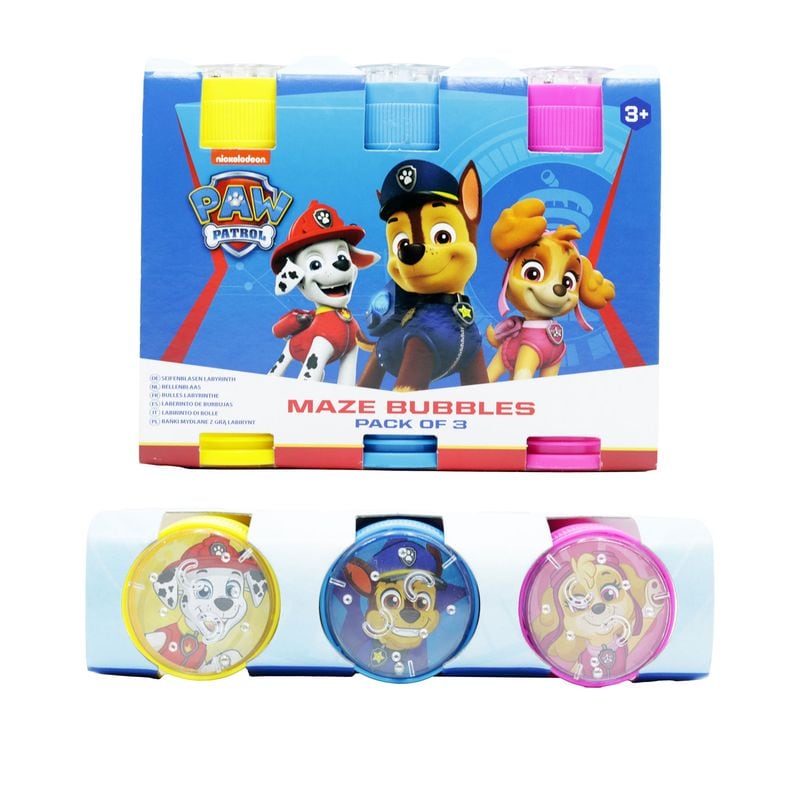 Paw Patrol Bubbles Maze Top 3pk