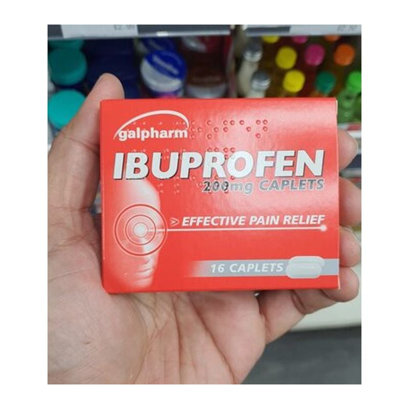 Galpharm Ibuprofen 200mg Caplets 16s