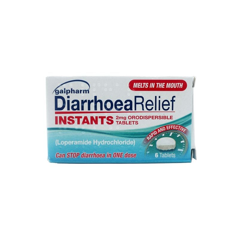 Galpharm Diarrhoea Instant Tabs Loperamide 2mg 6s