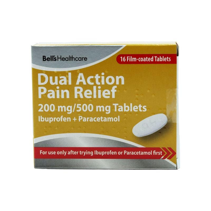 Bells Dual Action Pain Relief Tablets