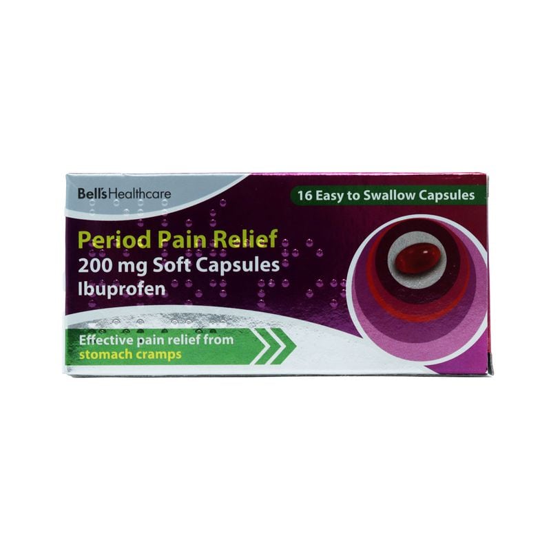 Bells Period Pain Relief Soft Capsules 30s