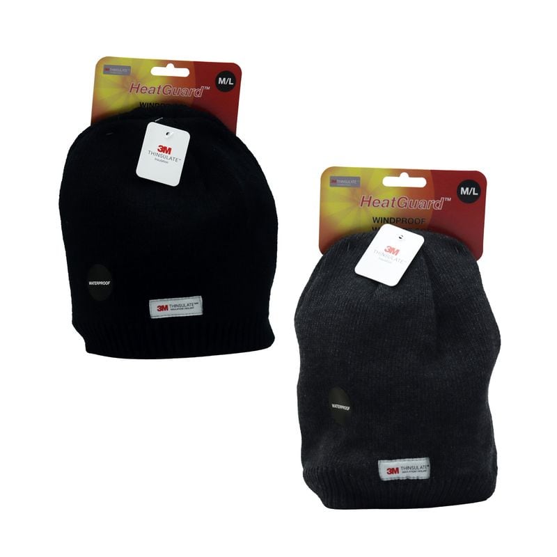 Mens Hat Thinsulate Waterproof Black