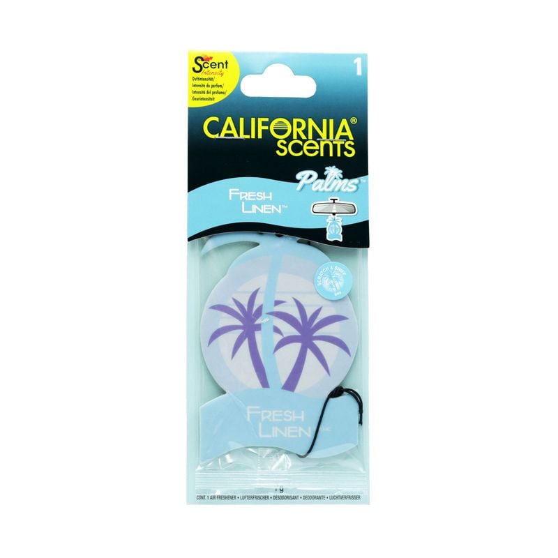 California Scent Palms Car Freshener Fresh Linen