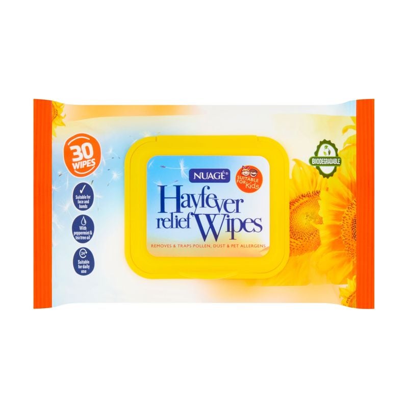 Nuage Hayfever Relief Wipes