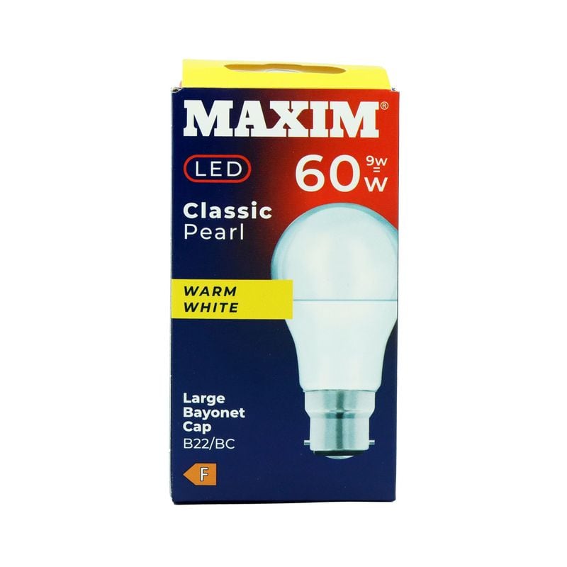 Maxim Bulb Led Gls B22 Warm White 9W