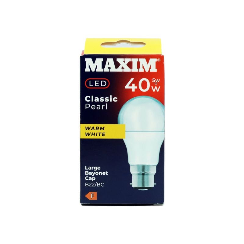 Maxim Bulb Led Gls B22 Warm White 5W