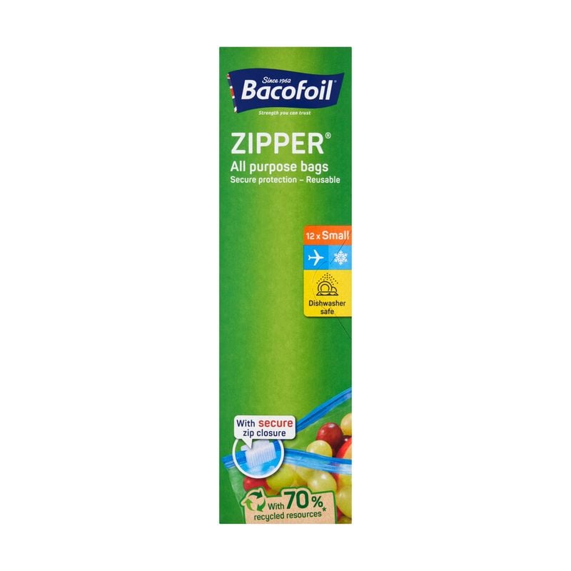 Bacofoil Zipper Bags Small 1L