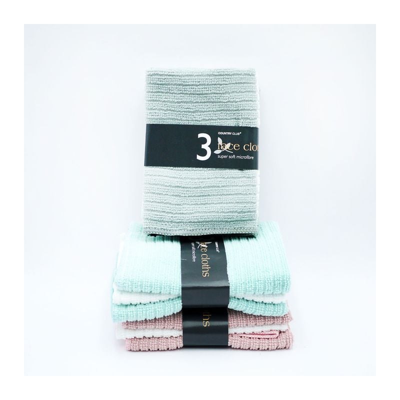 Face Cloths Micro Assorted