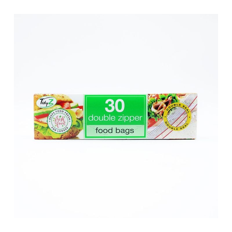Tidyz Food Bags Double Zipper
